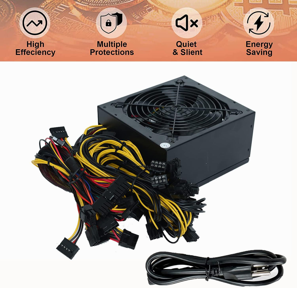 2000W Modular PSU for 8 GPU Mining Rig Z802194