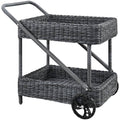 Gray Outdoor Patio Beverage Cart O207155