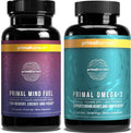 Omega 3 Fish Oil Capsules and Brain Booster Pills Bundle Q6339