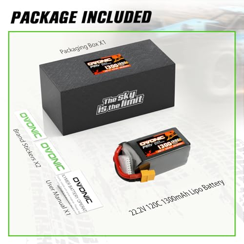 6s 120C 1600mAh 22.2V Lipo Battery with XT60 Connector O143522