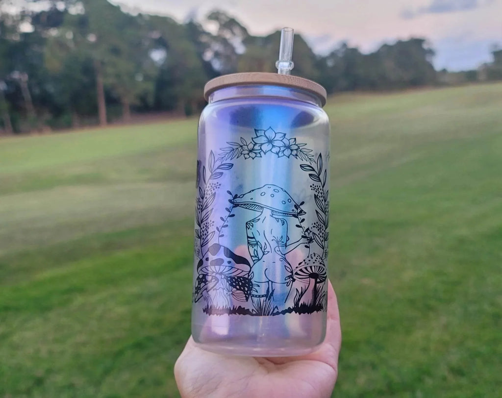 Mushroom Beer Can Glass L67777