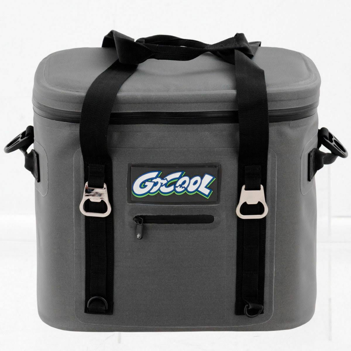 Gray Insulated Soft Cooler Lunch Bag U83294