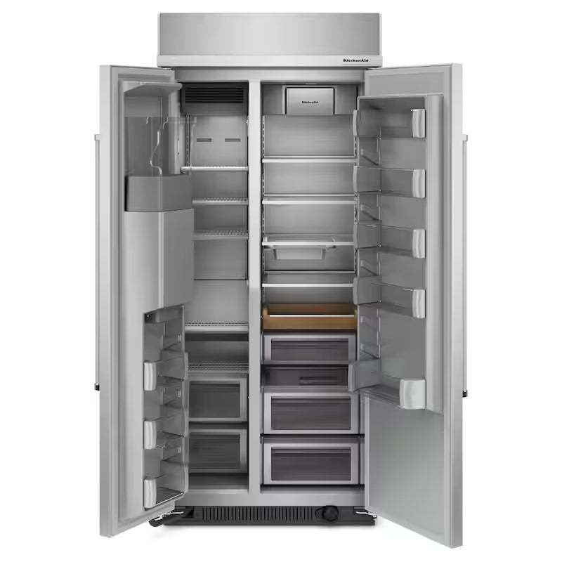 36 in. 20.8 cu. ft. Side-by-Side Refrigerator in Stainless Steel H632