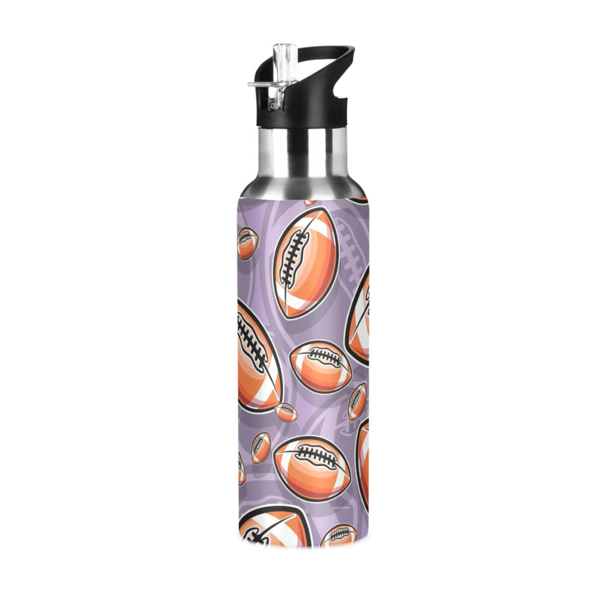 20 oz Insulated Stainless Steel Water Bottle with Straw Lid D77614