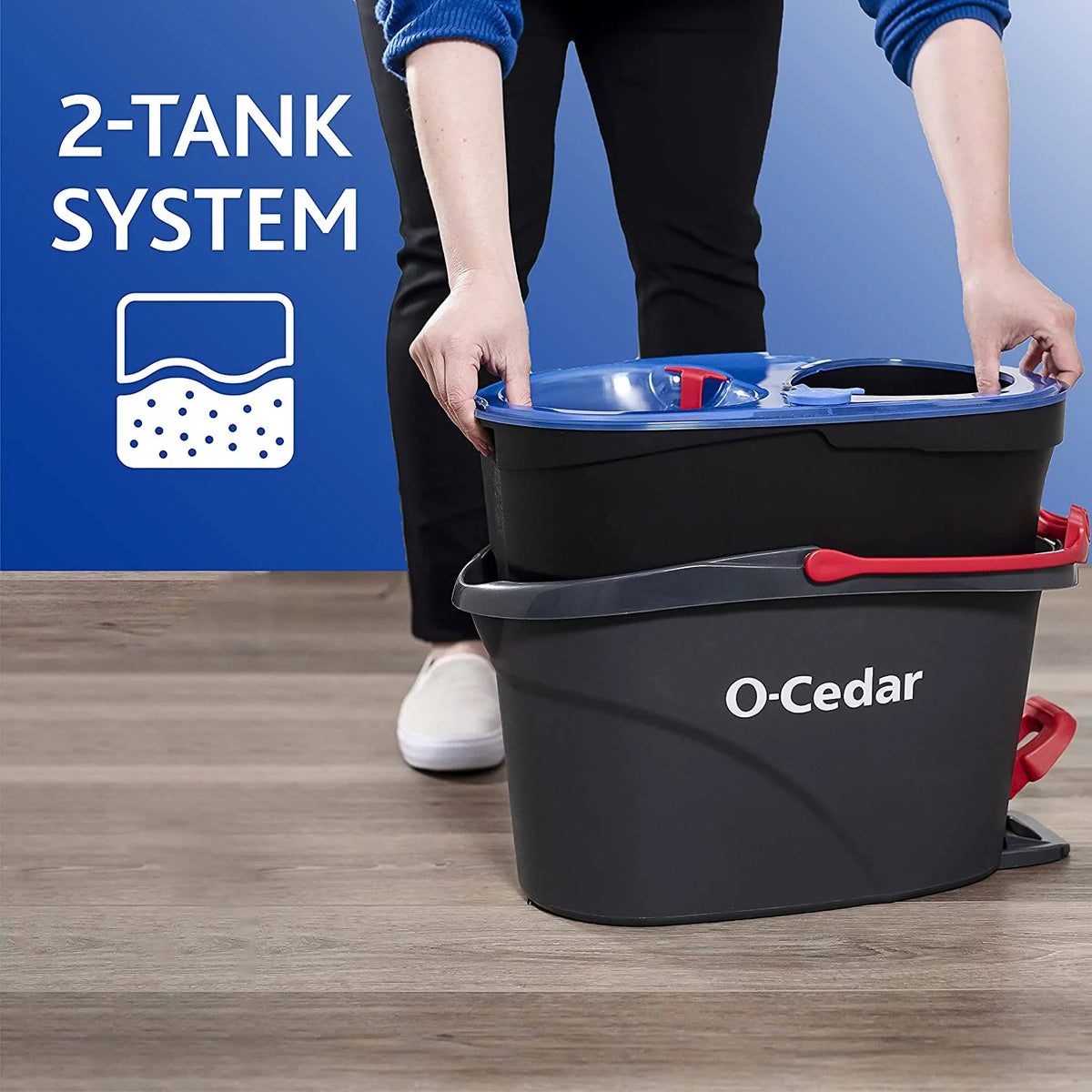 Spin Mop & Bucket Floor Cleaning System with Refill O445