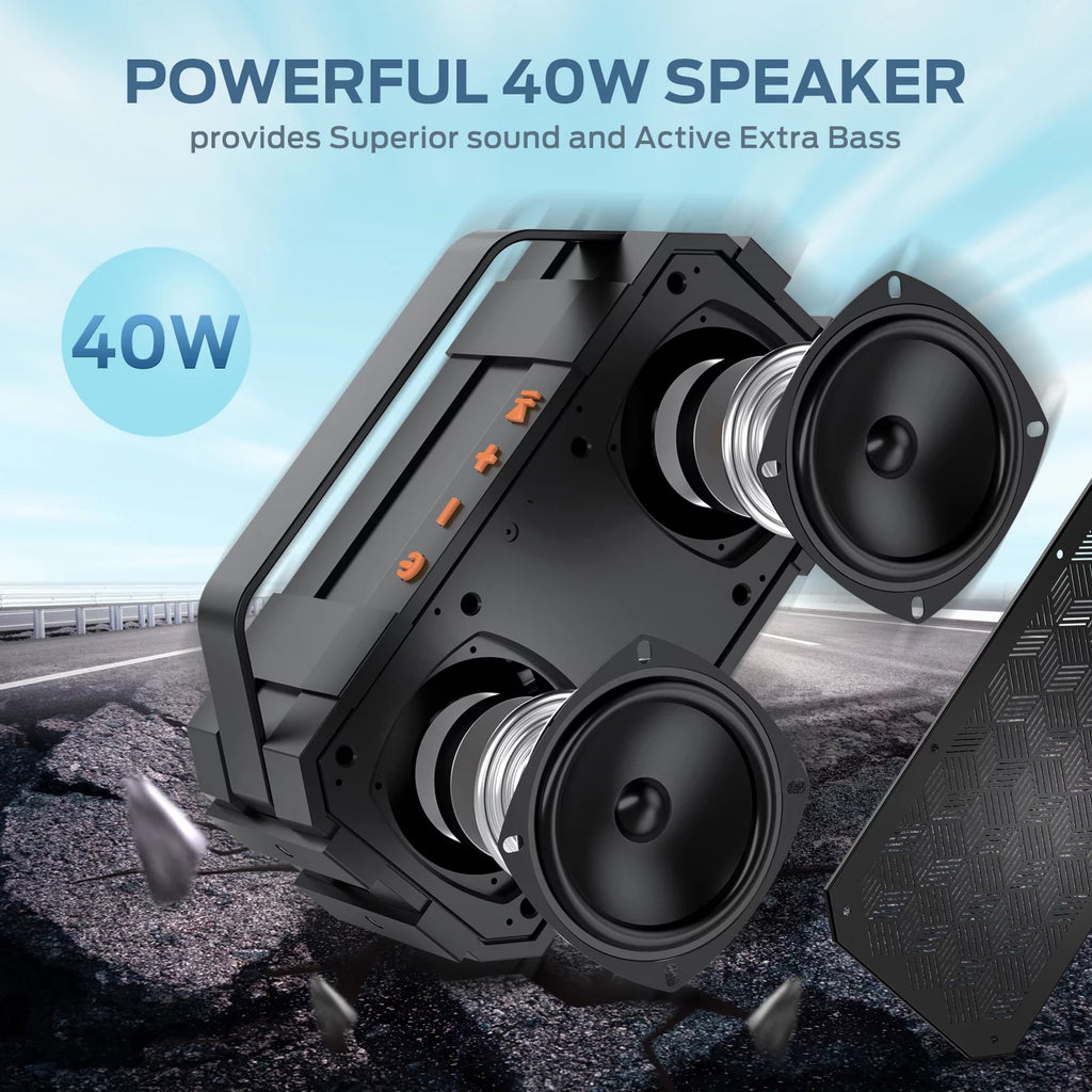 Wireless Portable Bluetooth Speaker 40W IPX6 Waterproof K5480