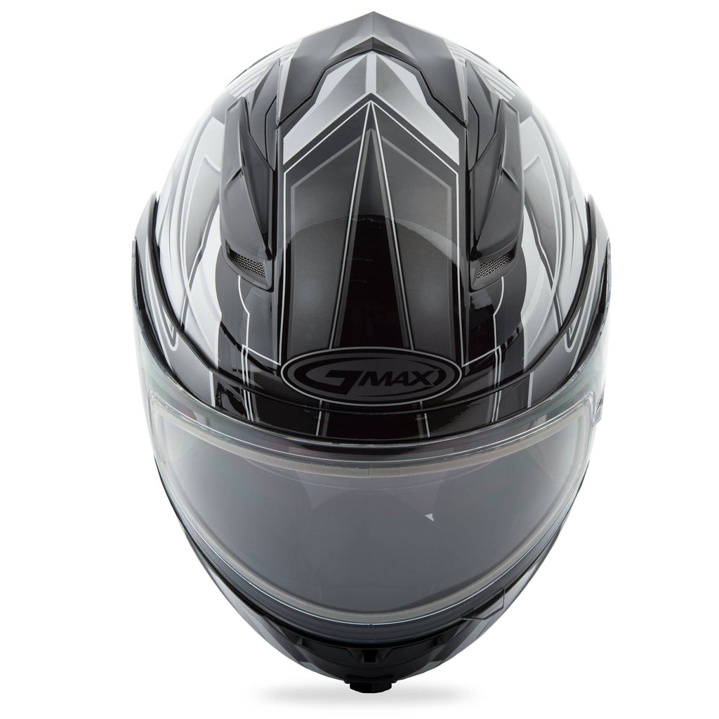 Matte Black White Modular Snow Helmet P894417