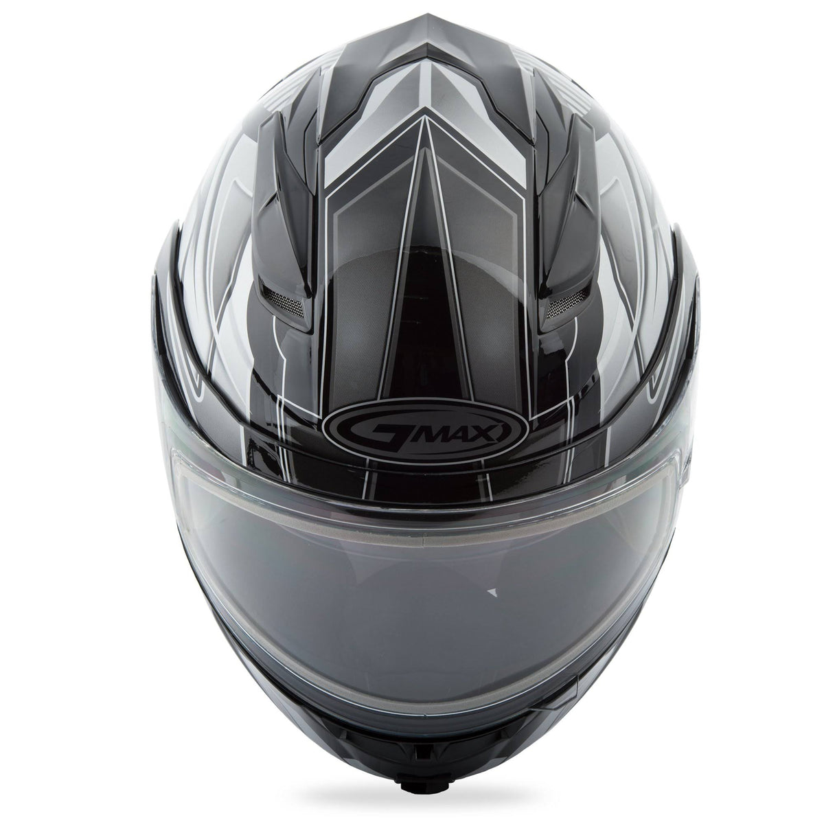 Matte Black White Modular Snow Helmet P894417