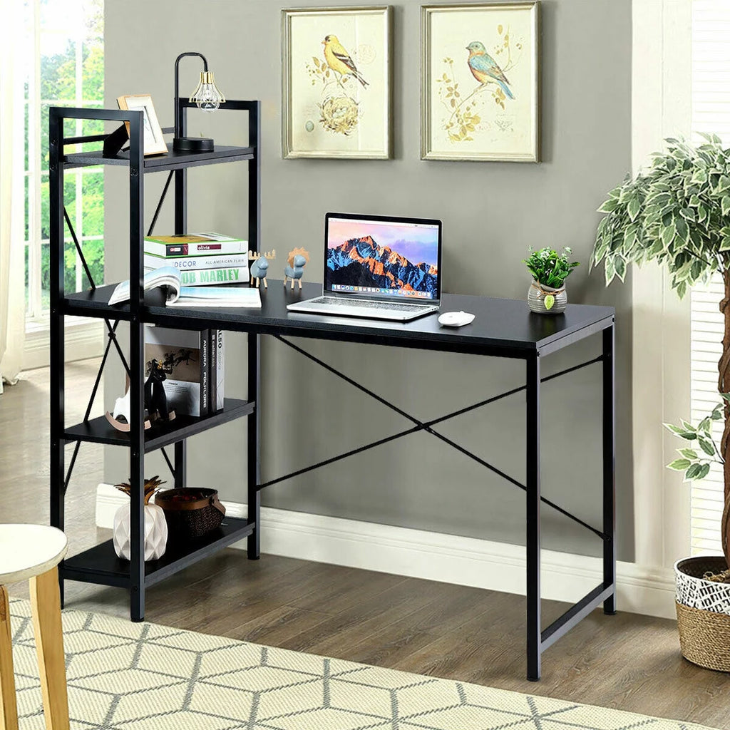 47.5" Computer Desk with 4 Tier Shelves C45487