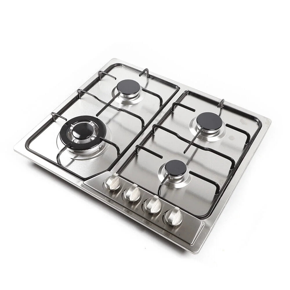Stainless Steel Built-in Gas Cooktop 4 Burners Natural gas LPG K896
