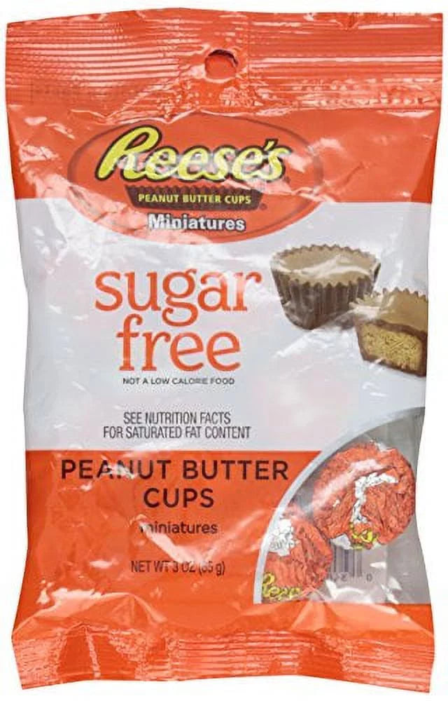 Sugar Free Peanut Butter Cups Miniatures Pack of 20 L7519