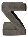 16 in. Light Gray Concrete Accent Table K72709