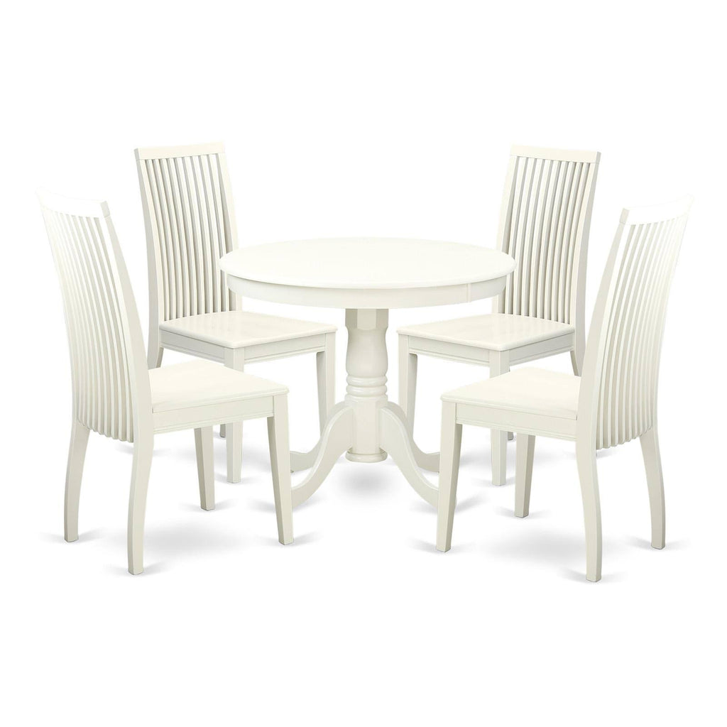 Linen White Dining Room Set Z1093