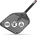 12 inch Perforated Aluminum Pizza Peel Y271156