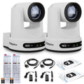 2 x PTZ Camera with 12x Optical Zoom (White) B64868