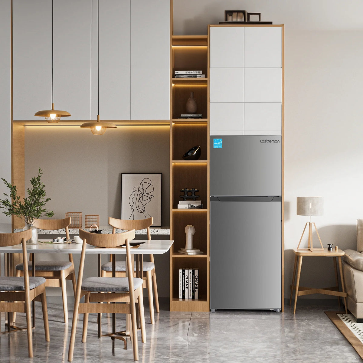 11.6 Cu.Ft. Double Door Fridge with Top Freezer X421