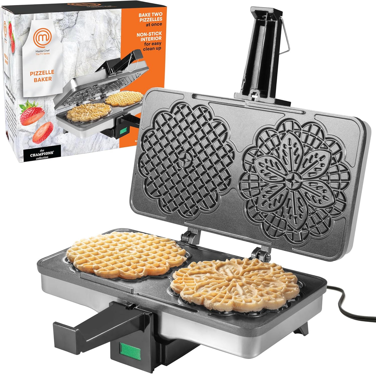 Non-stick Electric Pizzelle Maker X704465