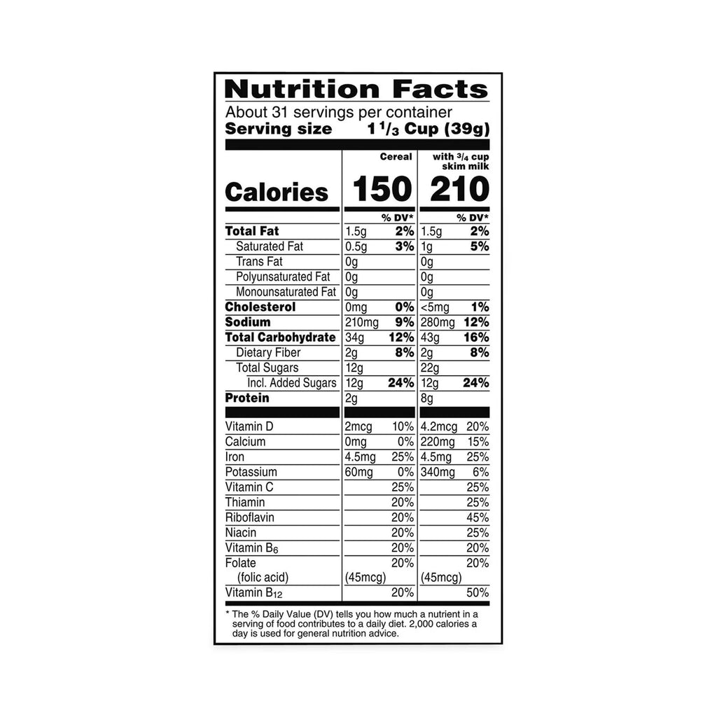 43 oz Froot Loops Breakfast Cereal W9511