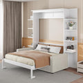 Queen Size Gray Murphy Bed with Sofa Cushion Z825373