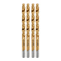 1/4 in. Titanium Drill Bit Set, 4 Piece E54162