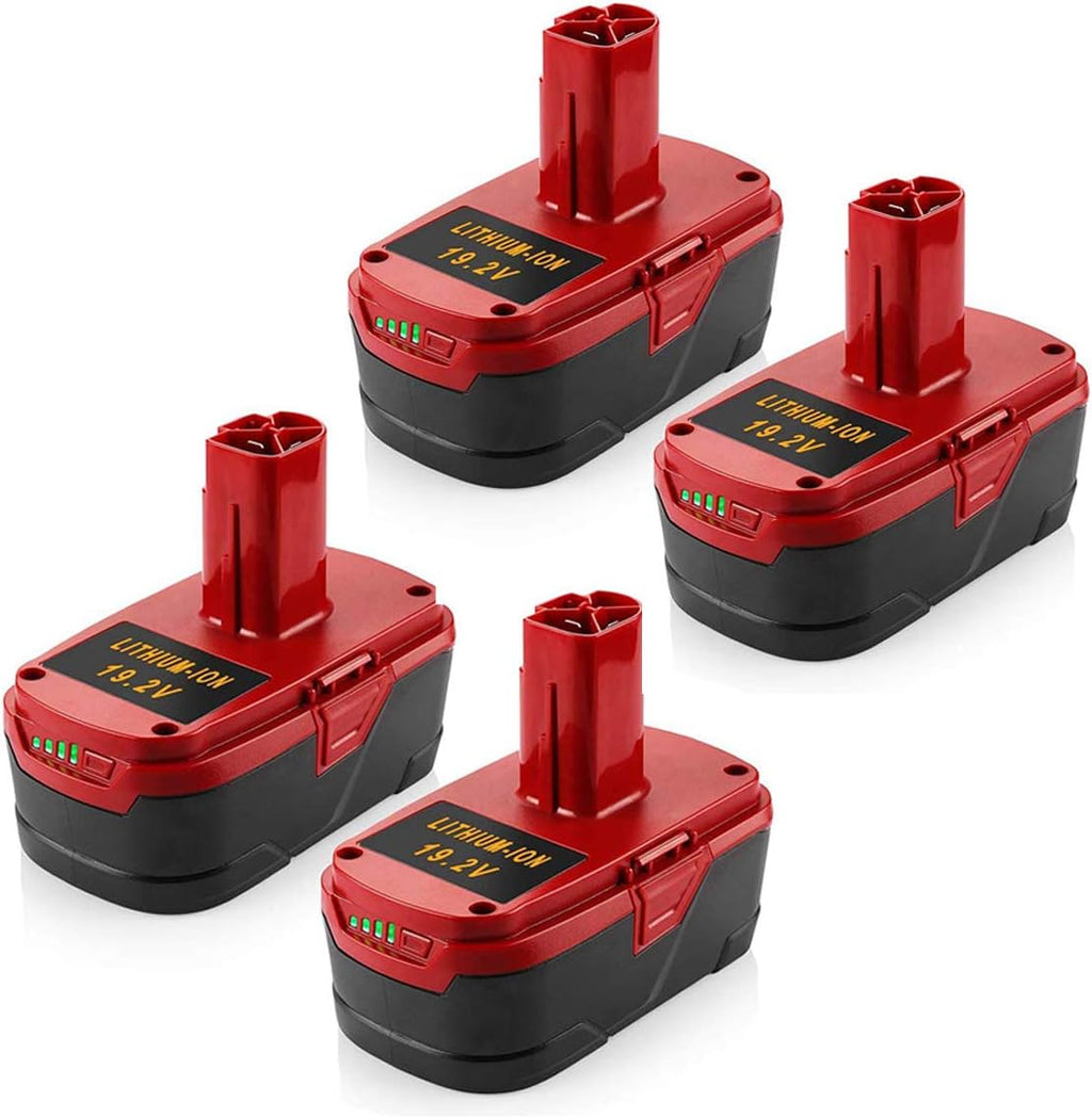 4-Pack 6.0Ah Lithium ion Battery for Craftsman 19.2Volt N81730