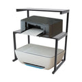 Black 3-Tier Printer Stand Storage Shelves J572