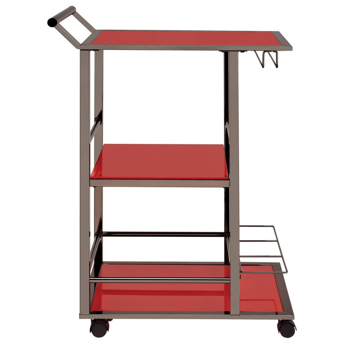 Red Serving Cart X719
