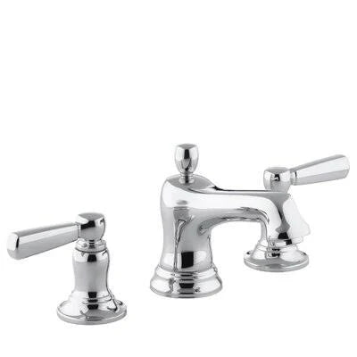 Widespread Double Handle Bathroom Faucet with Drain Assembly W54264