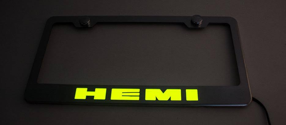 Illuminated License Plate Frame P7201
