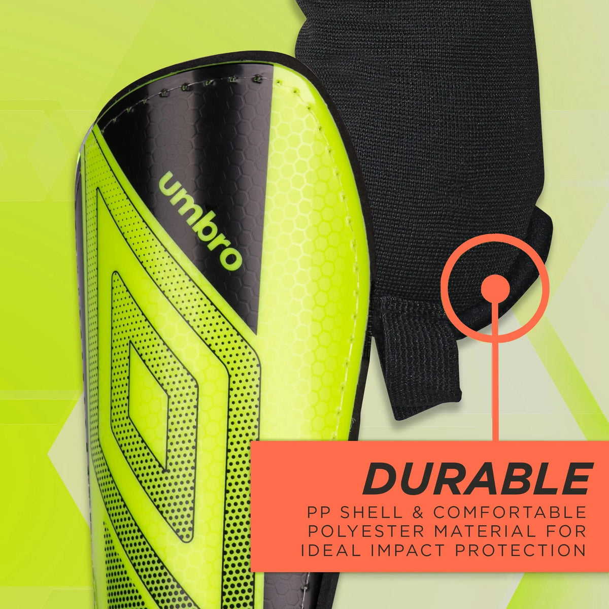 Bright Yellow Soccer Shin Guards O470
