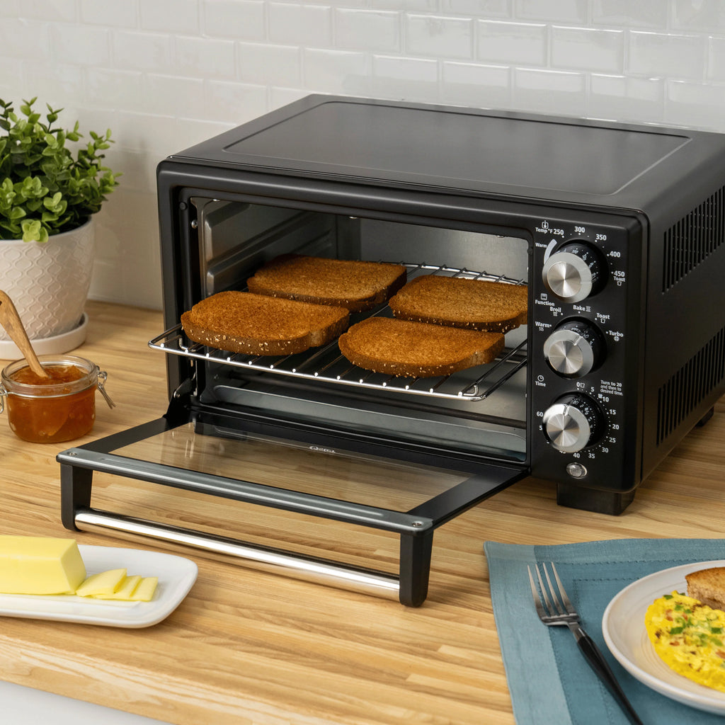 4-Slice Convection Toaster Oven, Matte Black T87067