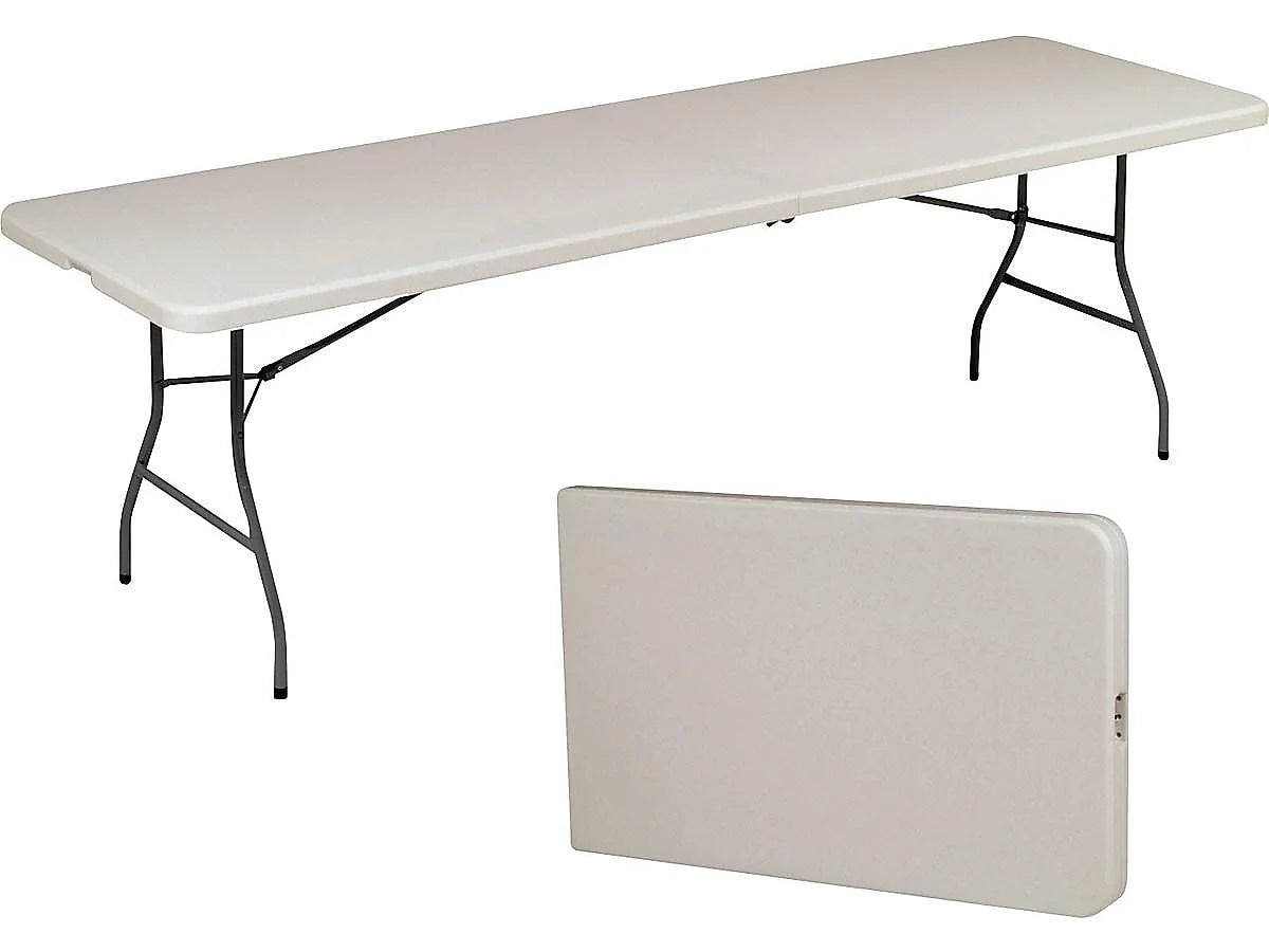 White Folding Table H611