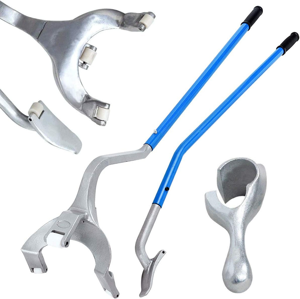 Steel Tire Mount Demount Tool Kit with Bead Breaker (Blue) F6215