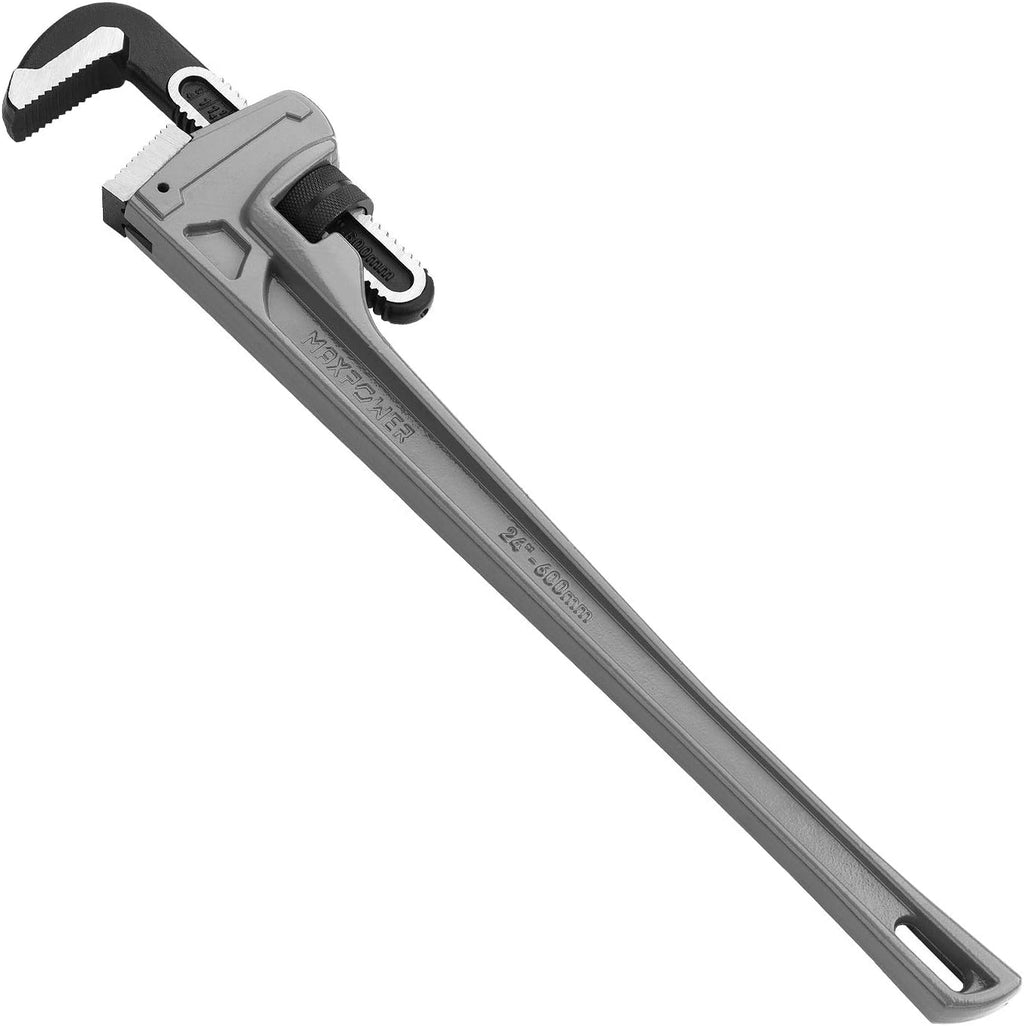 Aluminum Pipe Wrench 36-Inch Heavy Duty Straight Pipe Wrench Pack of 2 K223
