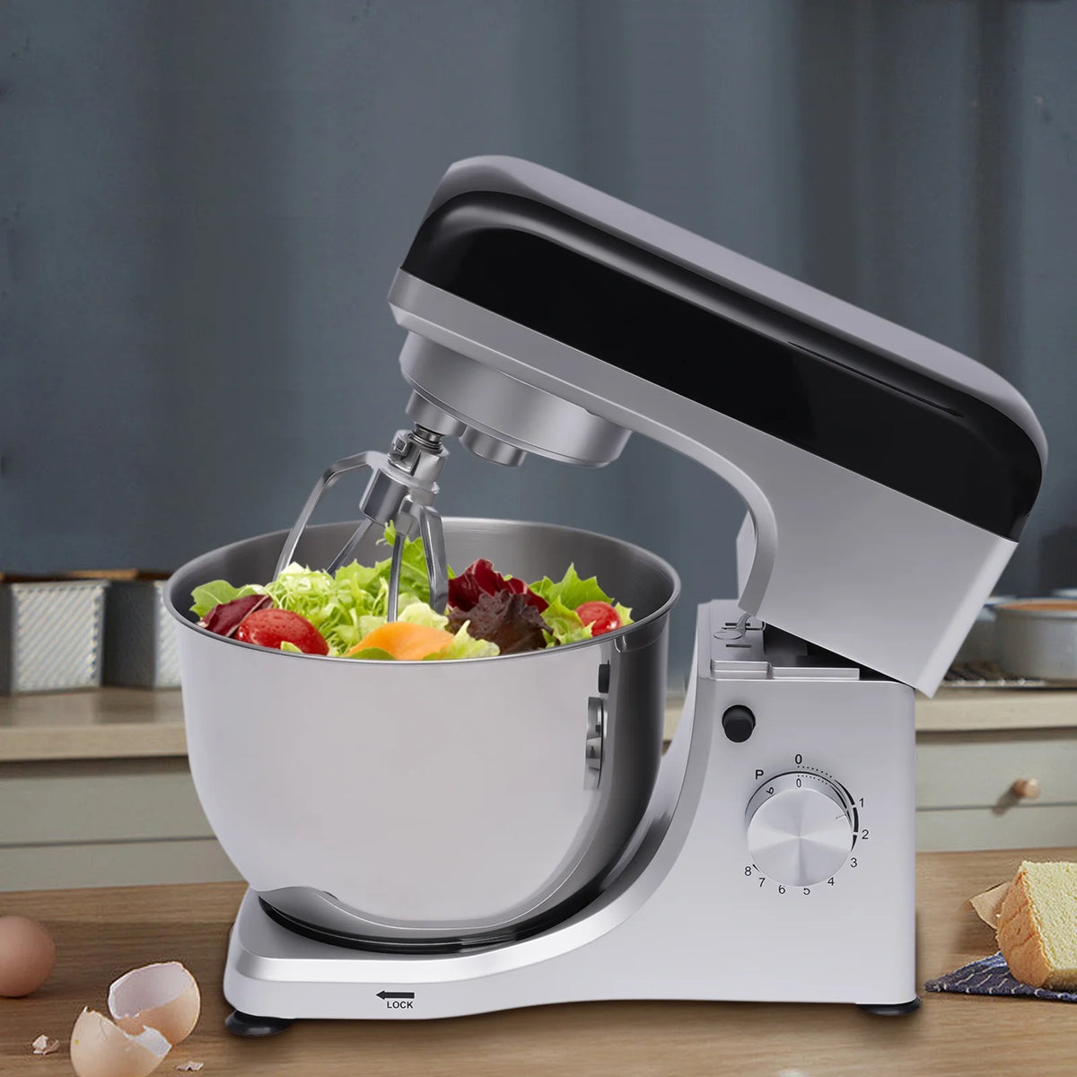 4.5L 1000W Electric Stand Mixer with Hook Attachments Y679