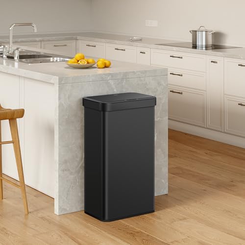 50 Liter Touchless Rectangular Motion Sensor Trash Can L8003