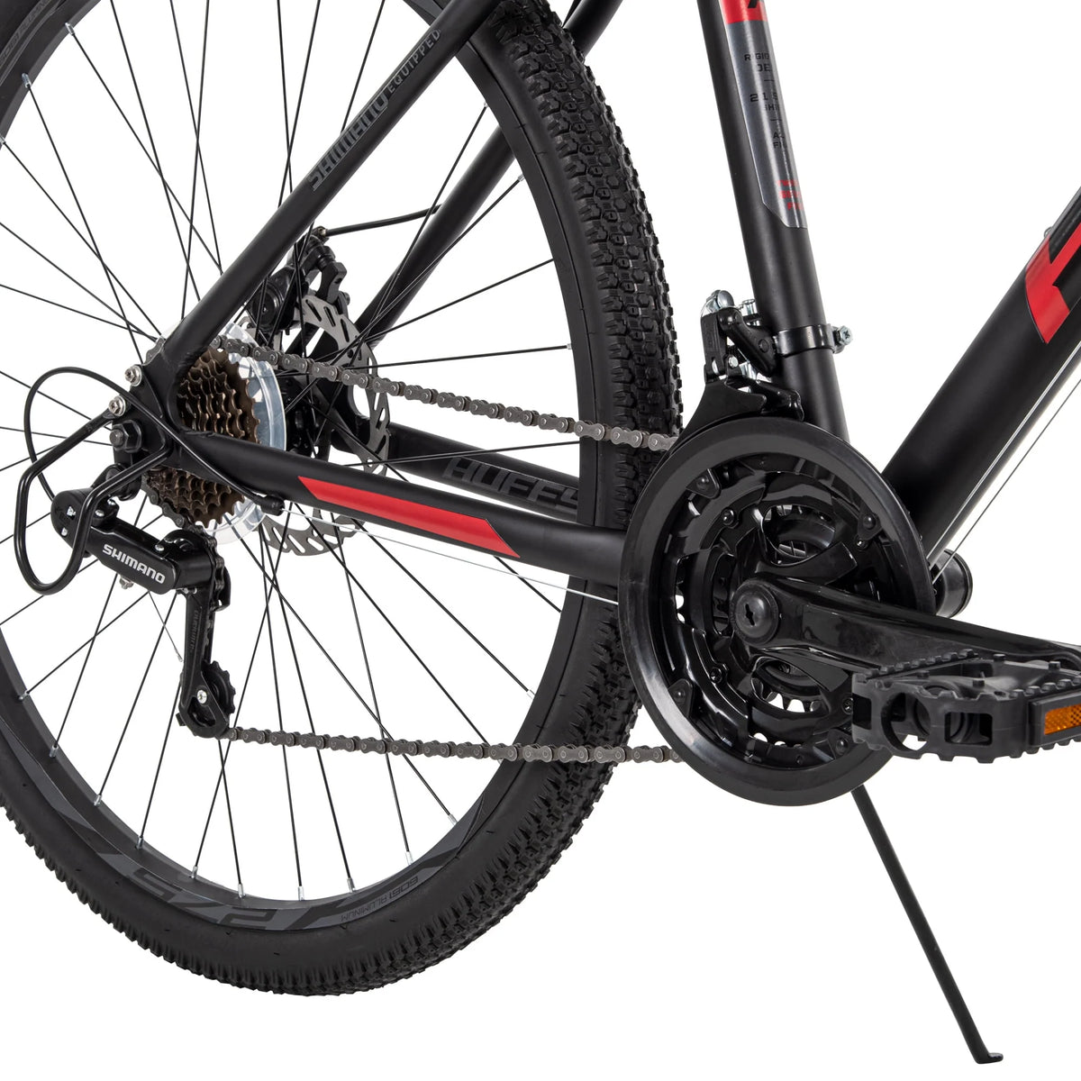 Black and Red Mountain Bikes D607380