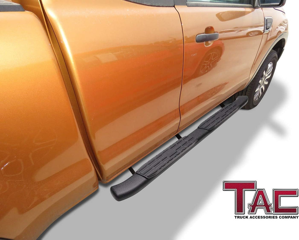 Black Texture Side Bars for Ford Ranger Super Cab Pickup (2pcs) U8752