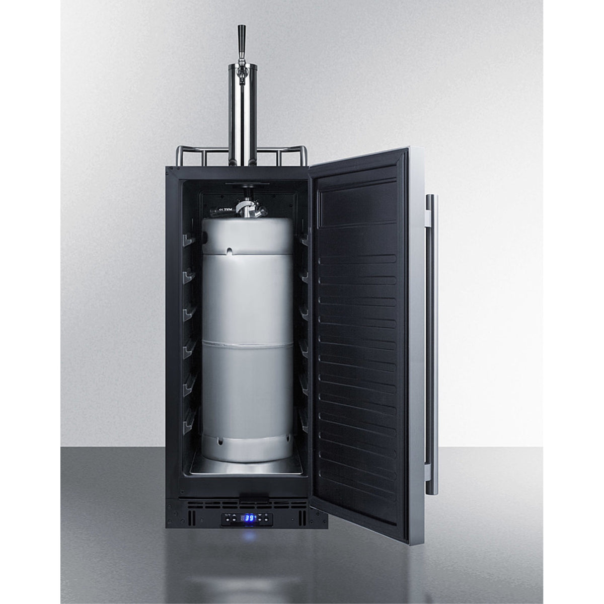 Black Built-In Undercounter Beer Dispenser Y5485