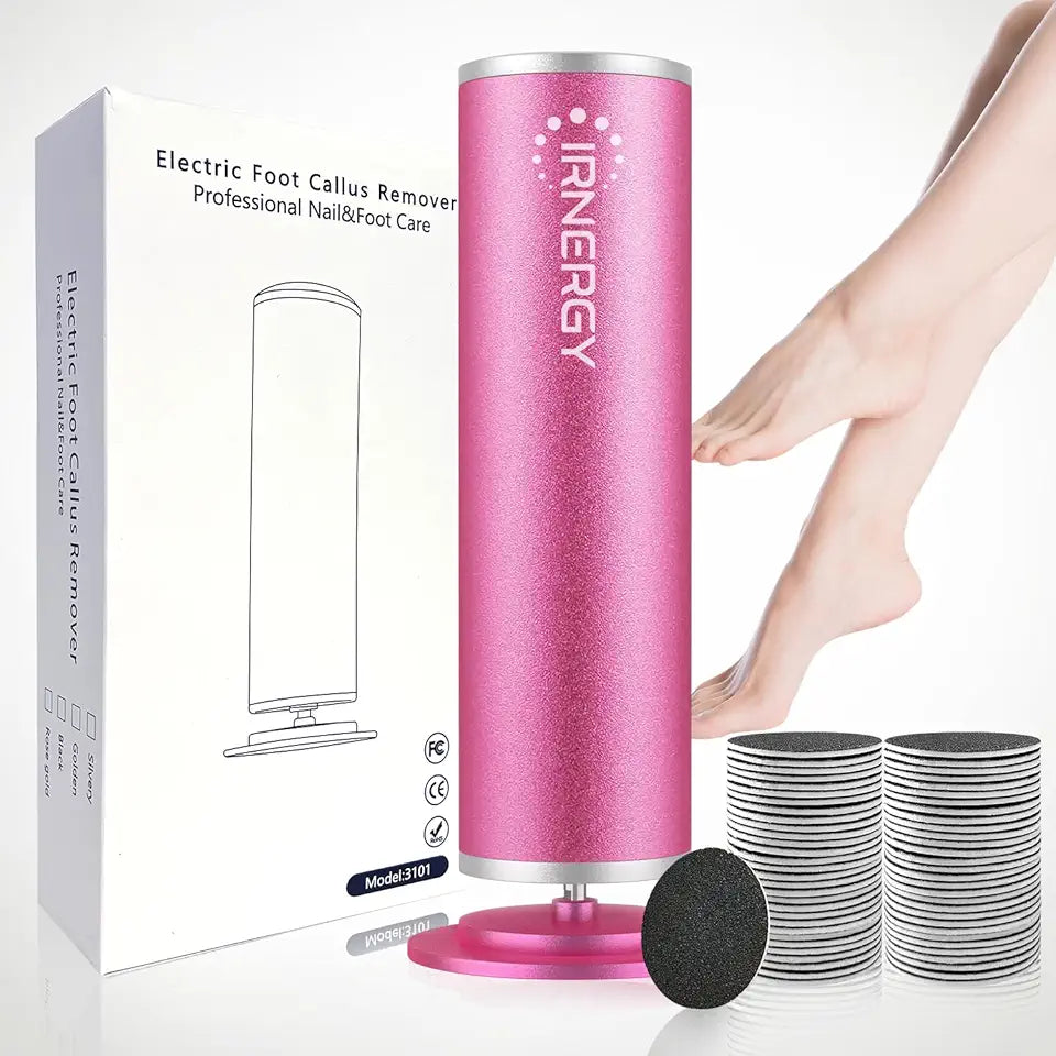 Electric Foot Callus Remover with 60 Pcs Sandpaper Discs P86353