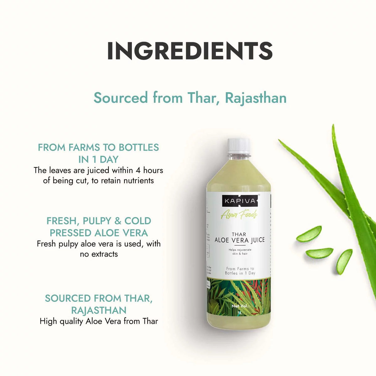Aloe Vera Juice and Neem Juice 1L H8107
