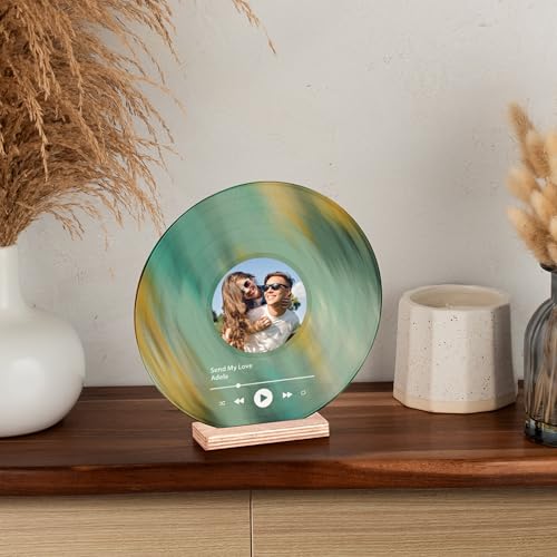 Decorative Vinyl Record with Custom Photo N493
