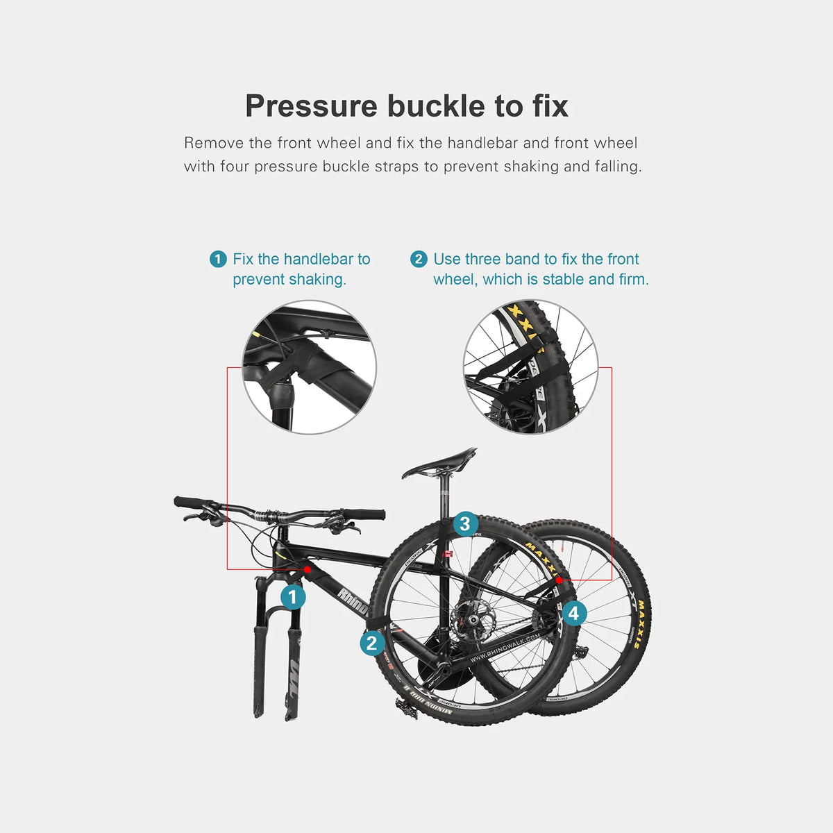 26-27.5 Inch Portable Mountain Bike Carry Bag U96601