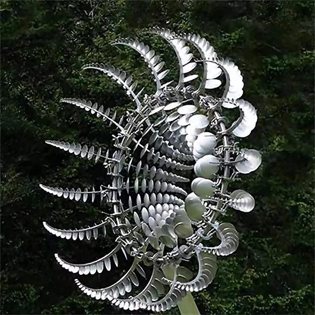 White Kinetic Windmill Spinner S83790