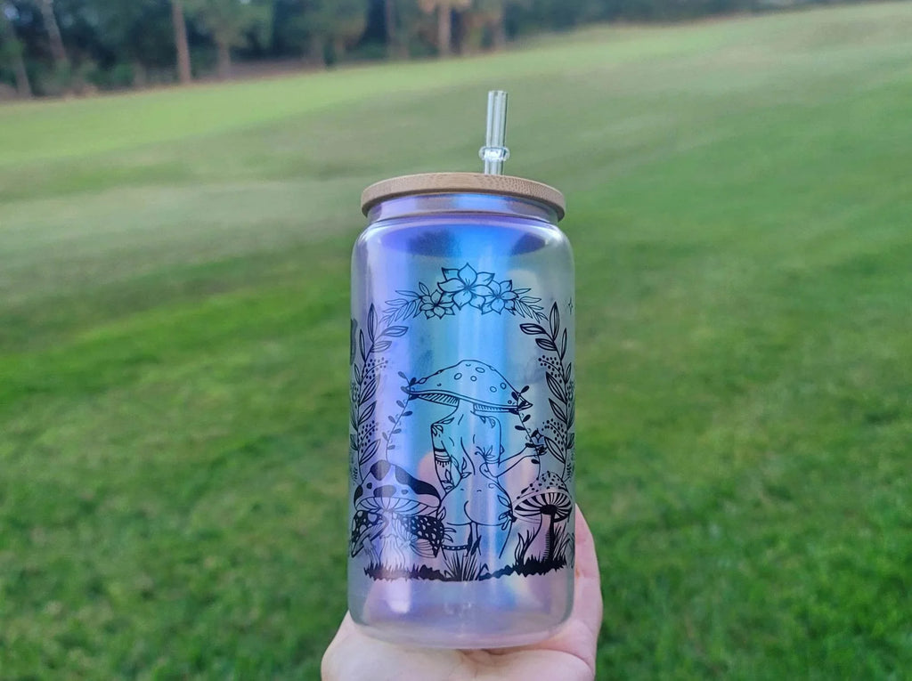 Mushroom Beer Can Glass L67777