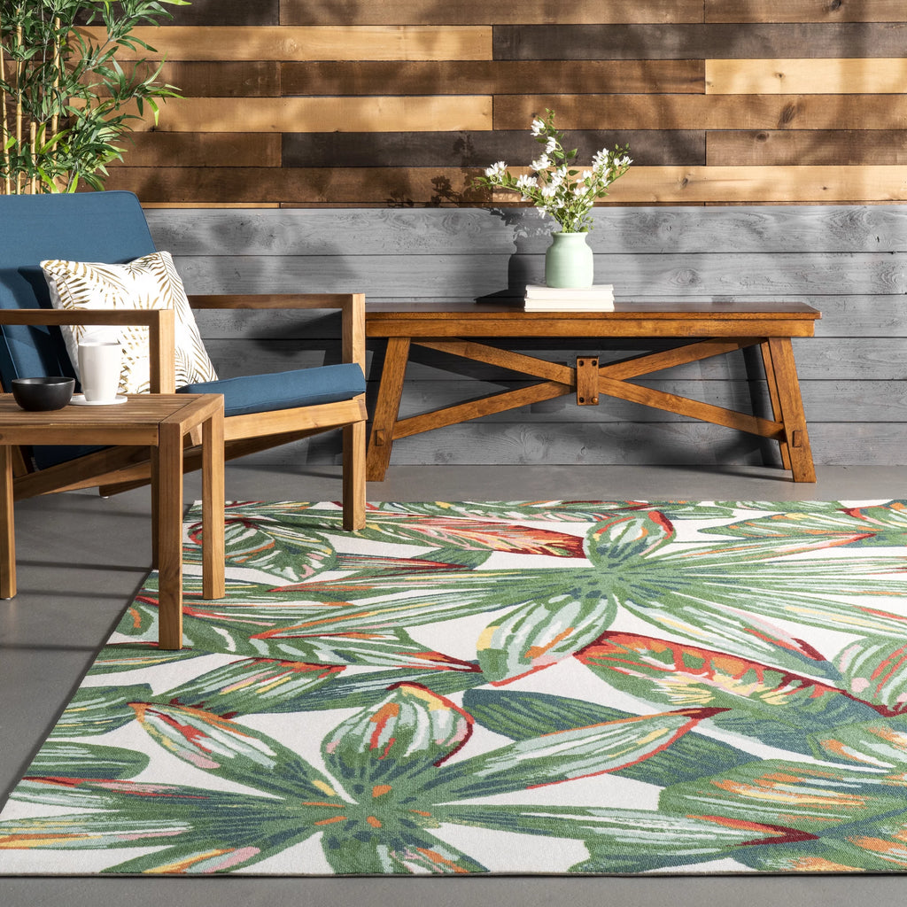 Country Floral Indoor/Outdoor Area Rug 9' x 12' D751587
