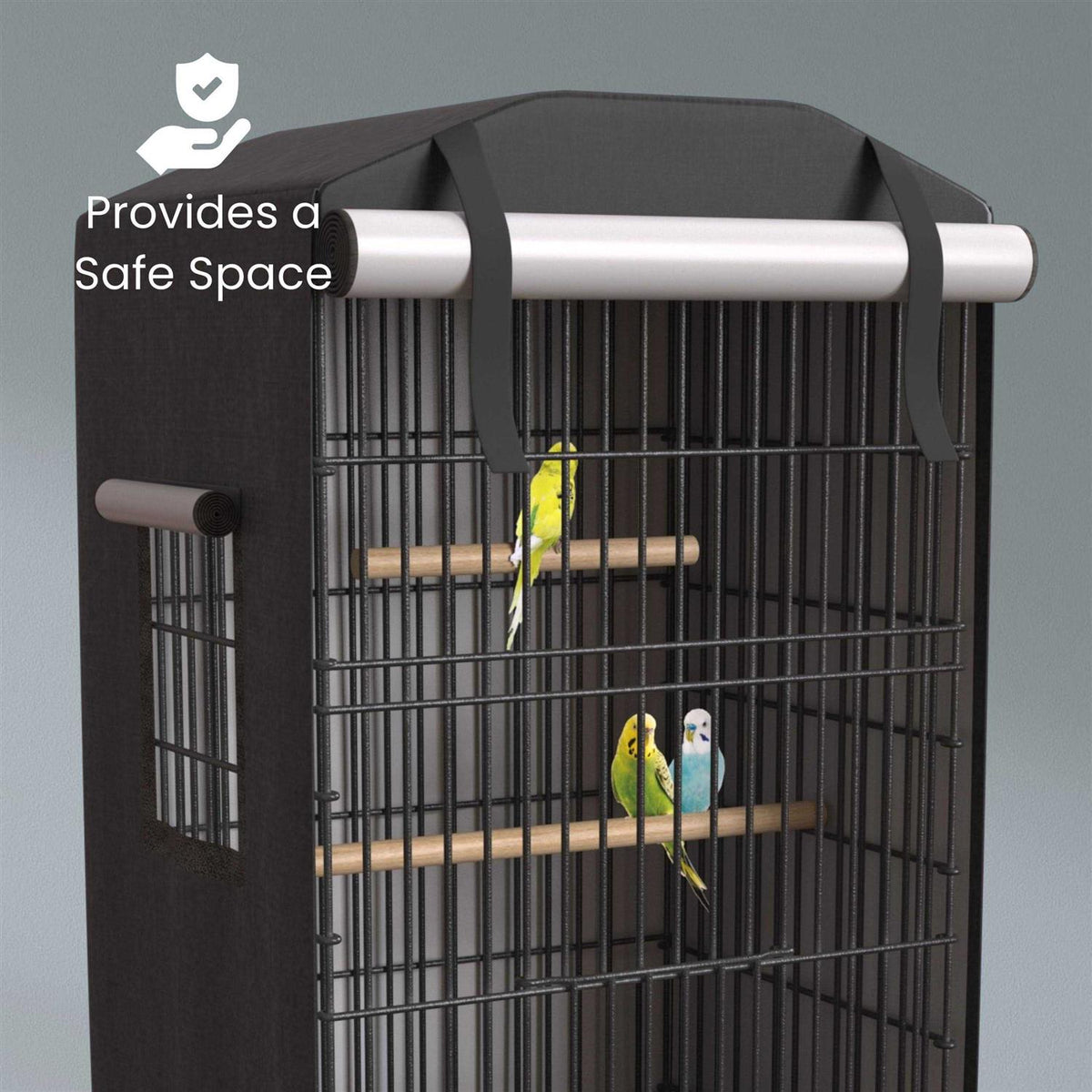 Blackout Bird Cage Cover 51 inch x 38 inch x 23.5 inch Q958