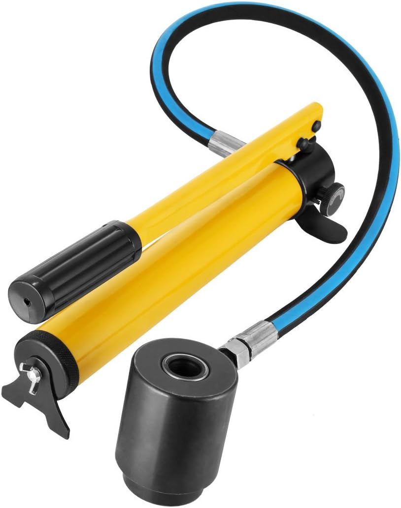 10 Ton Hydraulic Knockout Punch Driver Tool Kit with 6 Dies S685