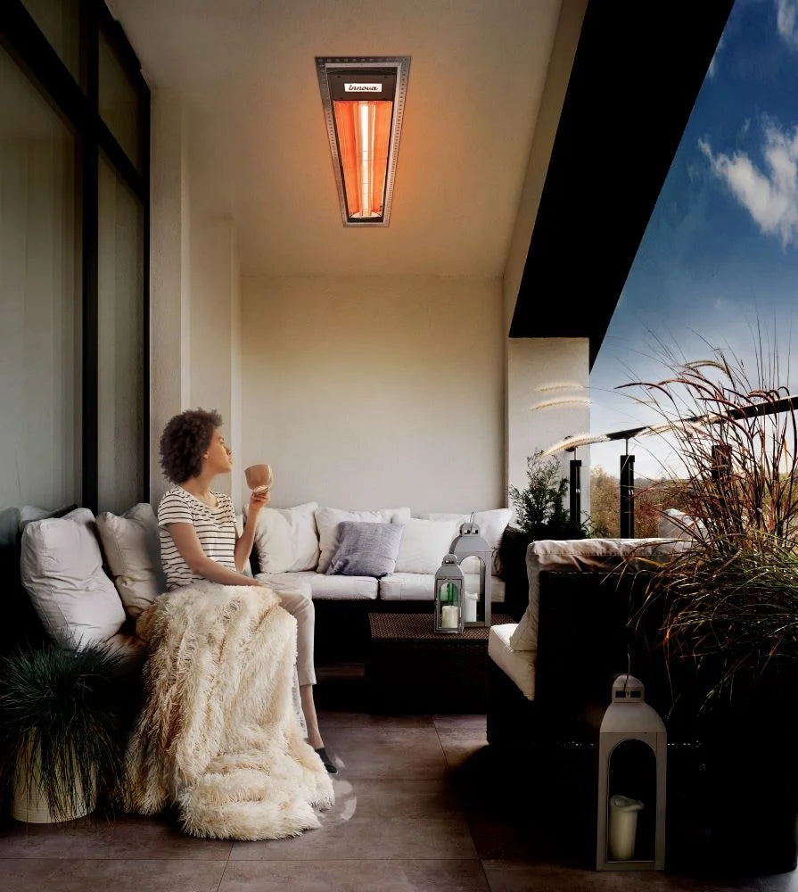 4000 Watt Electric Infrared Dual Element Wall Mount Heater O945274