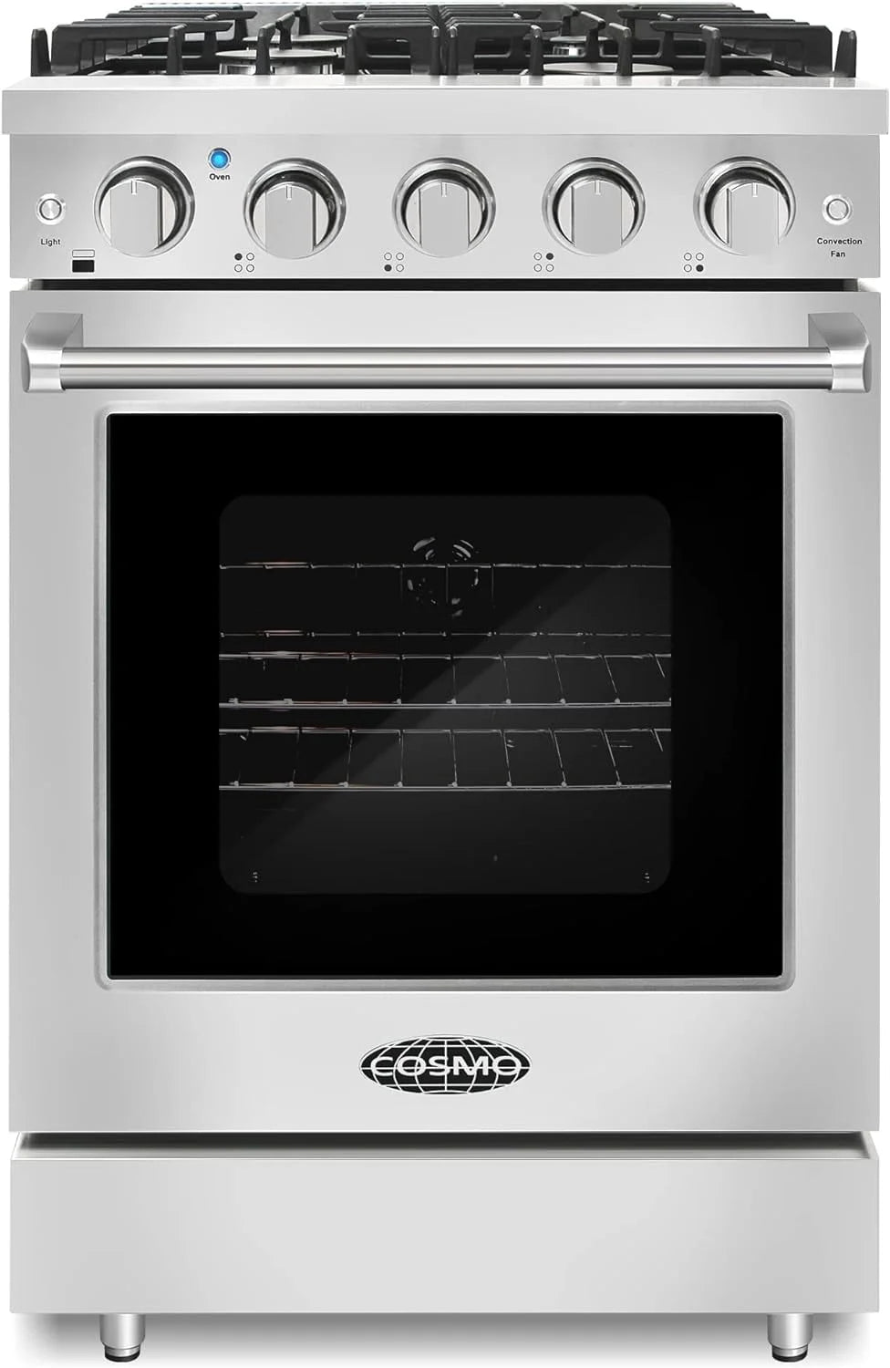 24 in. Freestanding Gas Range with 3.73 cu. ft. Capacity Oven in Stainless Steel A475743